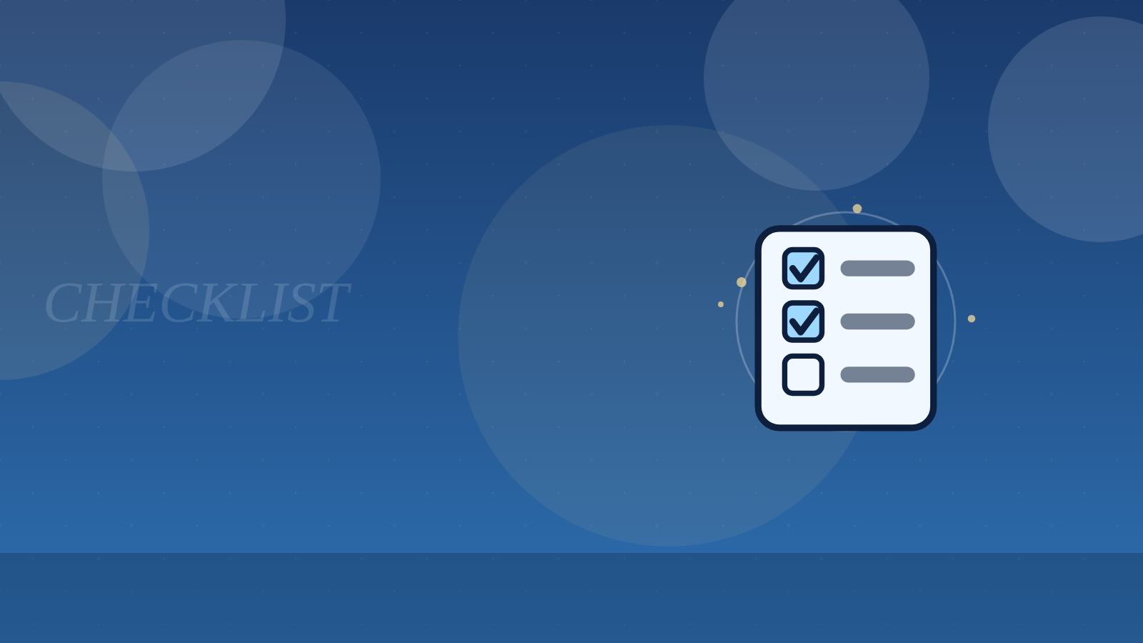 A checklist icon with checked and unchecked items representing a release checklist