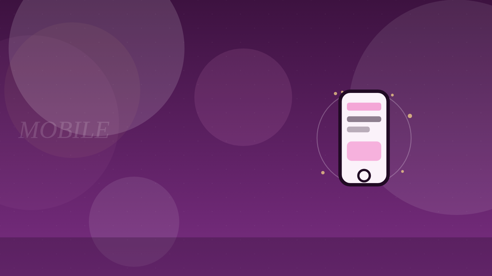 A mobile phone icon representing mobile app testing